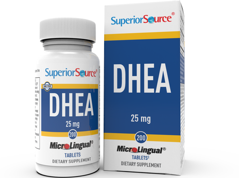 Superior Source DHEA Nutritional Supplements 25 mg 200 count