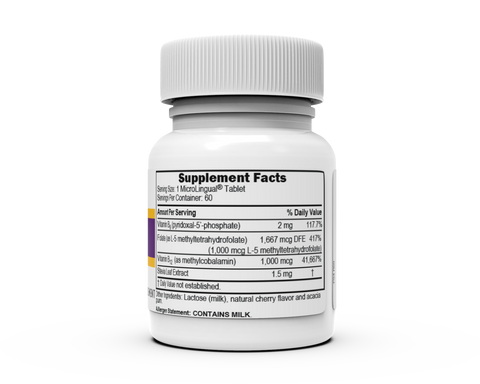 Superior Source NO SHOT Methylcolbalamin Activated B-12 1,000 mcg / B-6 (P-5-P) & Methylfolate 1,000 mcg