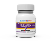 Superior Source NO SHOT Triple B-12 3,000 mcg / B-6 / Folic Acid 800 mcg