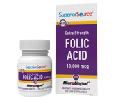 Superior Source Extra Strength Folic Acid 10,000mcg