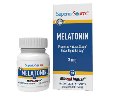 Superior Source Melatonin 3 mg With Chamomile