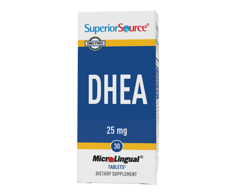 Superior Source DHEA Nutritional Supplements 25 mg (Multiple Sizes)
