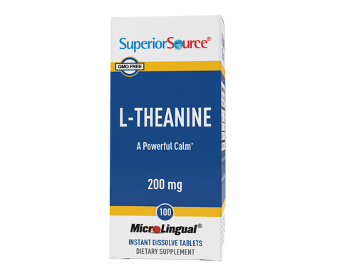 Superior Source L Theanine 200mg Sublingual Instant Dissolve Tablets