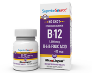 Superior Source No Shot Vitamin B6 - Vitamin B12 - Folic Acid Nutritional Supplements
