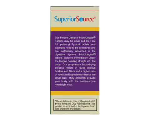 Superior Source Methylfolate 2,500 mcg