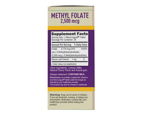 Superior Source Methylfolate 2,500 mcg