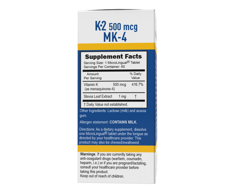 Superior Source Vitamin K-2 500 mcg (MK-4)