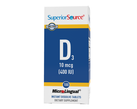 Superior Source Vitamin D3 400 IU (as Cholecalciferol)