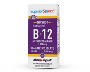 Superior Source NO SHOT Methylcolbalamin Activated B-12 1,000 mcg / B-6 (P-5-P) & Methylfolate 1,000 mcg