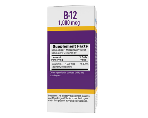 Superior Source NO SHOT Methylcobalamin B-12 1,000 mcg