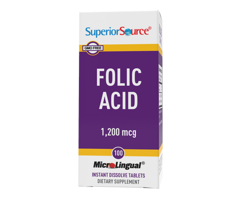 Superior Source Folic Acid 1,200mcg