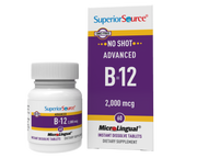 Superior Source NO SHOT Advanced B-12 Vitamins 2000 mcg