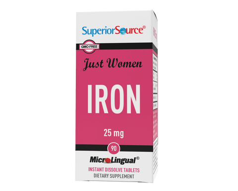 Superior Source Just Women Iron 25 mg (as Ferrous Fumarate)