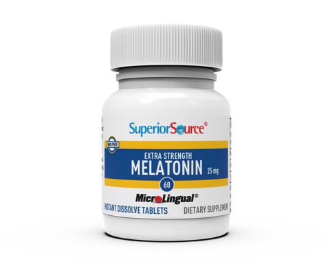 Superior Source Extra Strength Melatonin 25 mg